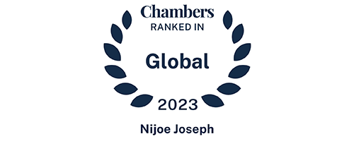 Nijoe Joseph - Ranked in - Chambers Global 2023